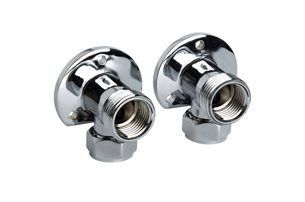 IX100014CP Chrome Wall Elbows
