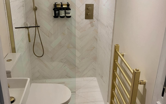Experience luxury with our beautifully designed bathroom project at Bristol Plumbing Supplies.